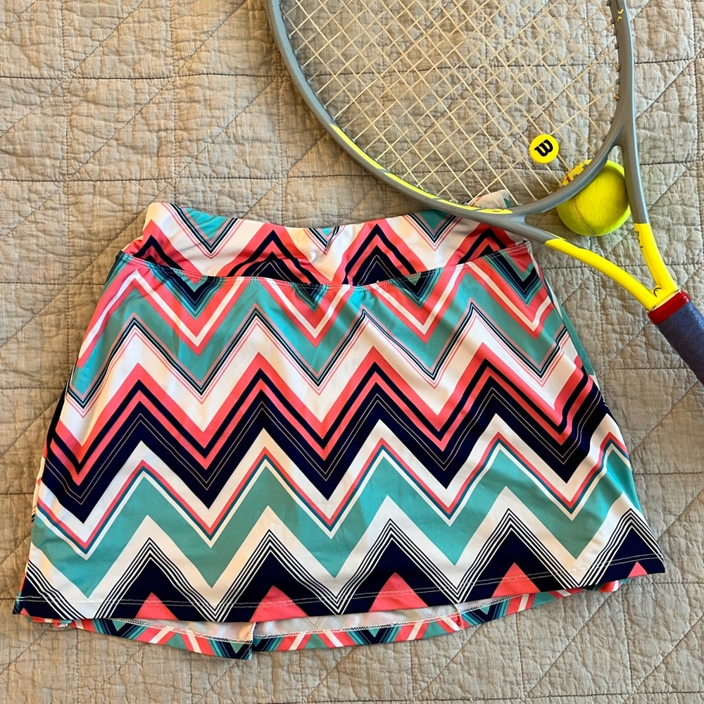 Missoni inspired tennis or golf skort
